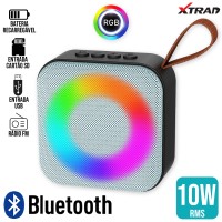 Caixa de Som Bluetooth 10W XDG191 Xtrad - Branca